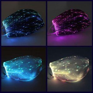 LED Light Up Face Mask